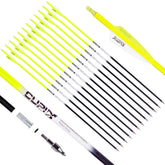 LWANO carbon arrows, 30-inch length for reliable target practice