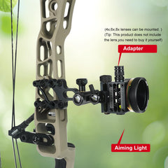 LWANO bubble level detail supports precise shot alignment in real world shooting.