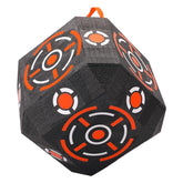 LWANO multi-sided archery target block exterior surface for rugged outdoor practice.