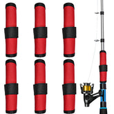 LXUEJIE Fishing Lure Wraps in red protecting lures during transport and storage