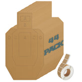 LXVOOEE 44-pack targets front view 30x18 with clear silhouettes for practice and accuracy.