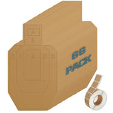 LXVOOEE 66-pack targets 30x18-inch precision targets for accurate shooting practice.