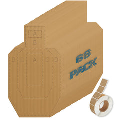 LXVOOEE 66-pack targets 30x18-inch precision targets for accurate shooting practice.