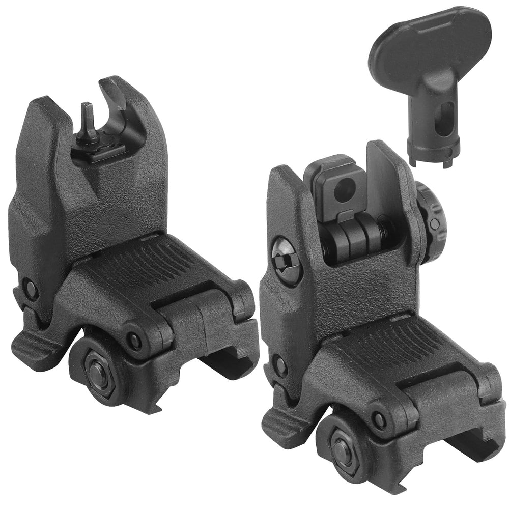 LXYYM flip-up sight front gen2 installed enables rapid target acquisition