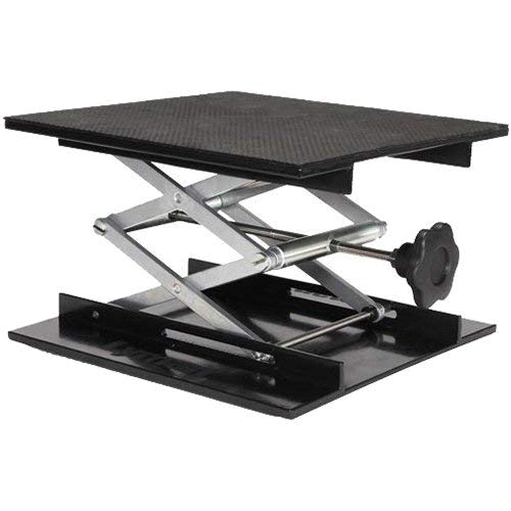 Lyman Bag Jack Shooting Bag Lift in black resting on a stable surface.