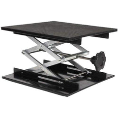 Lyman Bag Jack Shooting Bag Lift in black resting on a stable surface.