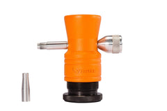 Feed tube with extension for longer reach