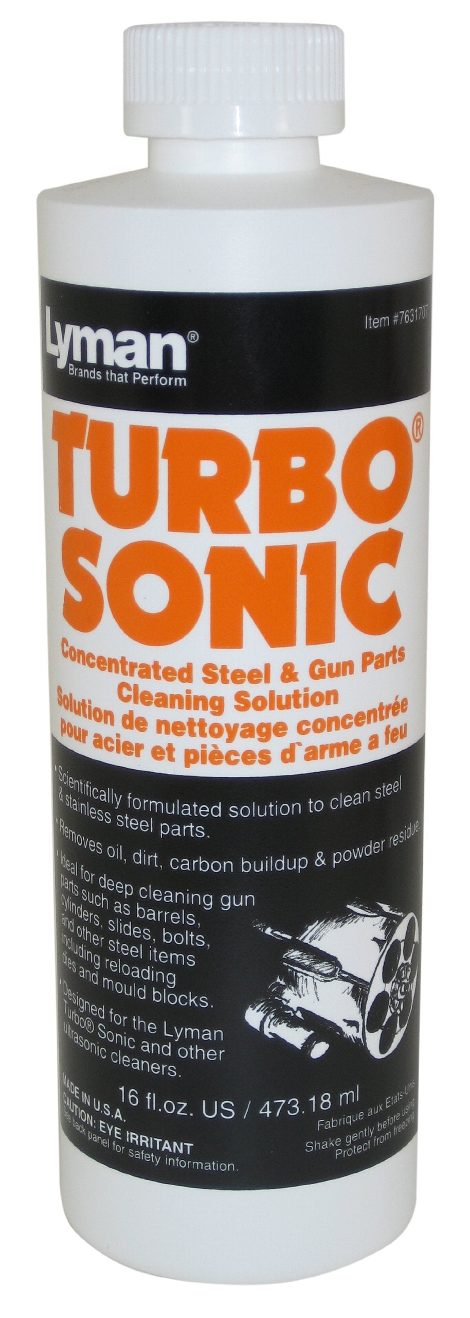 Lyman Turbo Sonic Gun Parts Cleaning Solution 16oz bottle