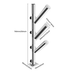 LYNICESHOP stainless steel rod seat with drainage for boats