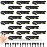 Lytoybe headlamp front view for hands-free outdoor activities.