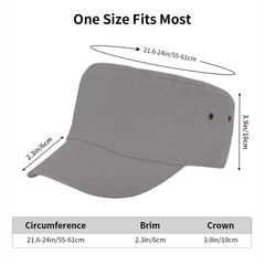 Lzihkst semi pre-curved visor adds cadet style for a timeless look