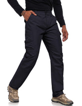Lzzidou tactical pants water-resistant ripstop fabric for rugged outdoor wear