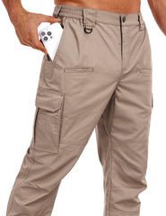 Lzzidou pants 3D tailoring knees highlight flexible movement during demanding activities.