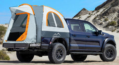M KARMATER pickup tent privacy-windows showing adjustable shading and airflow