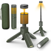 M KARMATER telescopic camping light folded compact for easy carry and storage during trips