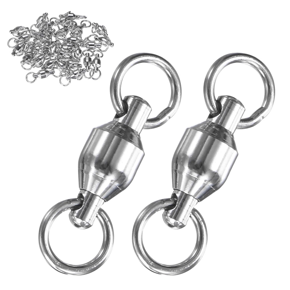 M METERXITY 30-pack swivels in packaging, ready for bulk fishing setups.