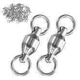 M METERXITY 30-pack swivels in packaging, ready for bulk fishing setups.