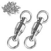 M METERXITY 30-pack ball bearing swivels for versatile fishing setups