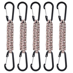 M METERXITY paracord keychain in desert camouflage for quick access to keys