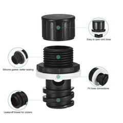 M METERXITY drain valve hose attachment fits most hoses for easy replacement.