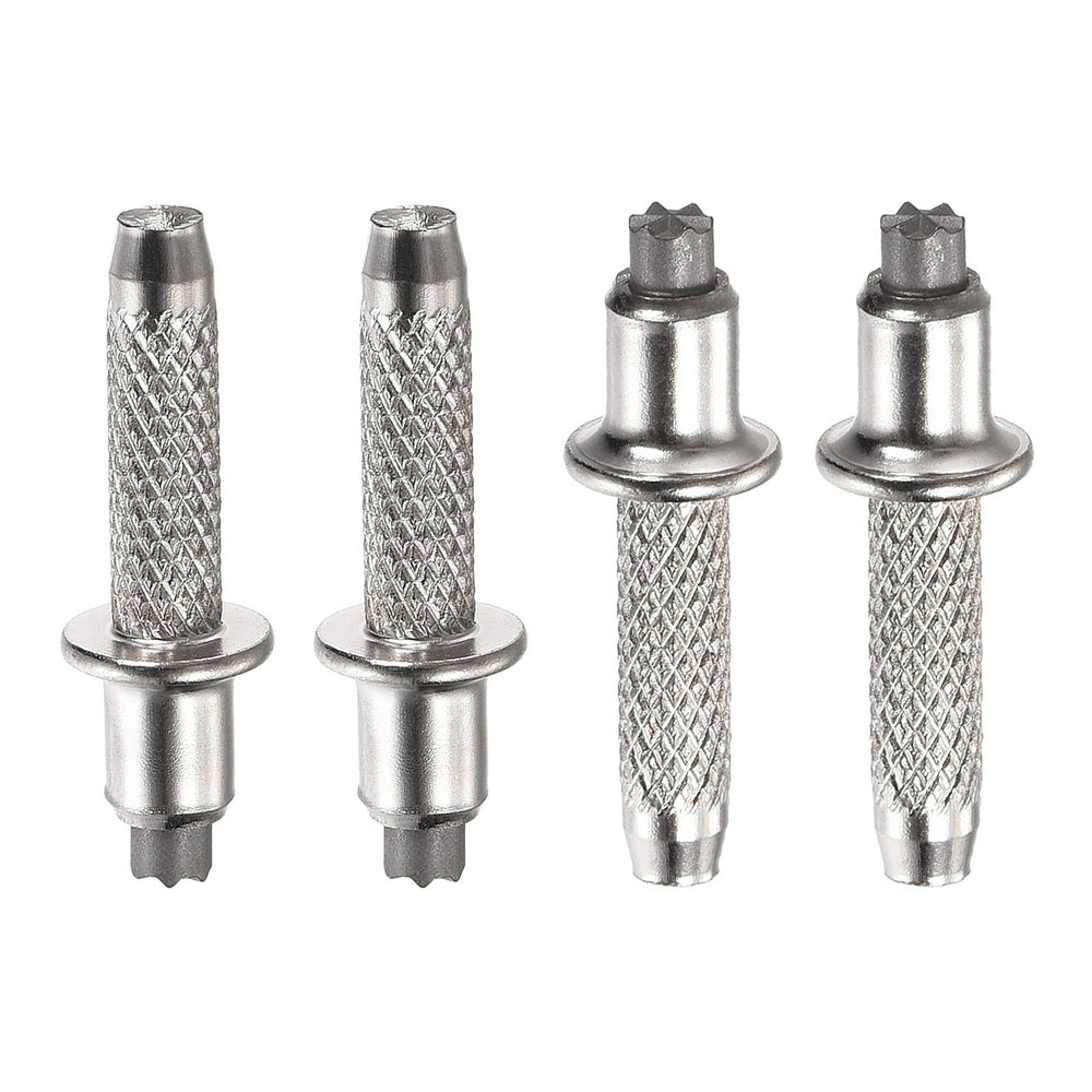 M METERXITY trekking pole tips 10mm-32mm silver pack deliver stable grip on rough terrain.