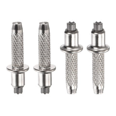 M METERXITY trekking pole tips 10mm-32mm silver pack deliver stable grip on rough terrain.