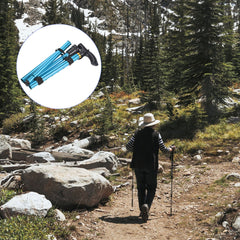 M METERXITY trekking poles extended to 33-37 inches for varied user heights