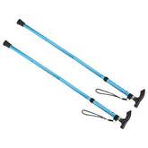 M METERXITY four-section folding trekking poles for stable hiking on rough trails