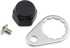 M7 fishing reel screw kit components including handle caps, screws, and locking plates