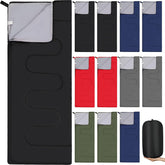 Macarrie 12-pack sleeping bags with waterproof outer shell for all-weather warmth.