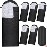 Macarrie 6-pack sleeping bags rolled in compact bundles for easy storage.