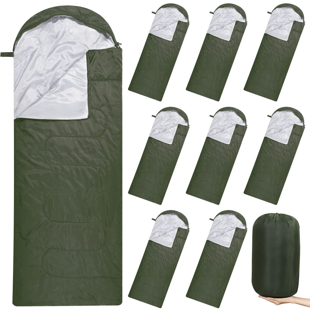 Macarrie bulk sleeping bags for donation shelters ready for distribution