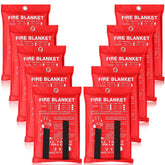 Macarrie fire blanket 47x47 inches ready for quick kitchen safety use (grease fire prevention).