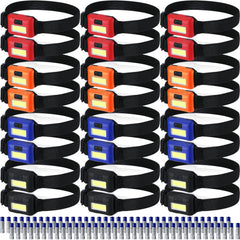 Macarrie headlamp bulk 24 count multi color pack for group camping and events