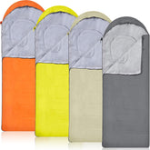 Macarrie sleeping bags 4 pcs colored set ready for all season camping warmth