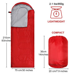 Macarrie sleeping bags with waterproof breathable surface for weather protection