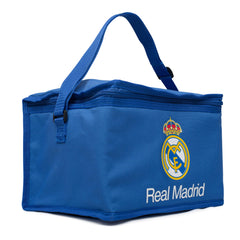 Maccabi Real Madrid licensed cooler bag open-compartments show organized storage and easy access.