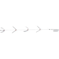 Mack's Lure Flash Lite 60550 Silver with 360° flashing blades attracts trout, salmon, and musky