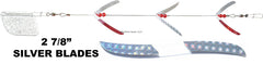 Mack's Lure Flash Lite Trolls, 3 blades in silver, ultra-light trolling with strong 360° attraction.
