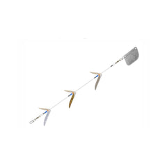 Mack's Lure Flash Lite Trolls 3-blade, 90 lb test, silver finish attract trout and salmon.