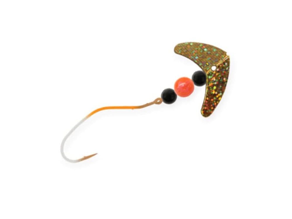 Mack's Lure Smile Blade Slow Death Pro rig setup with glow hook attracts bites.
