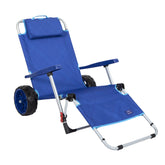 Mac Sports Beach Day Lounger with adjustable backrest for personalized sun comfort