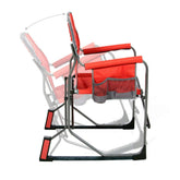MacSports MacRocker folded-compact: ultra-portable seating for camping, travel, or backyard use.