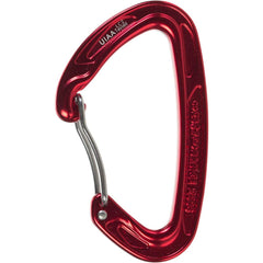 Mad Rock Ultra Light Bent Carabiner red for lightweight clipping on climbs