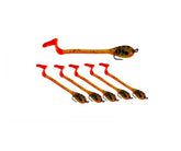 Twister Tad Fishing Lures FireTiger front view