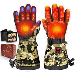MADETEC heated gloves full back of hand warmth for cold-weather activities.