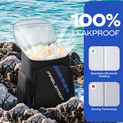 Maelstrom Backpack Cooler interior layout reveals double insulated compartments for separate items