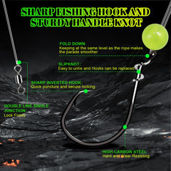 MAFIMOEA high-low surf fishing rig with a 4/0 hook