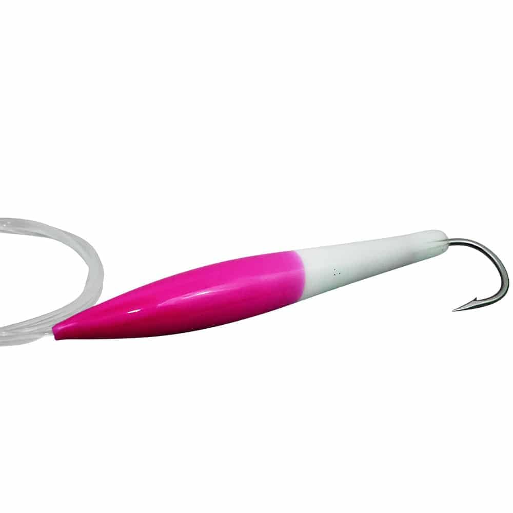 MagBay Cedar Plug Advanced Pink lure designed for tuna and mahi with realistic bait presentation