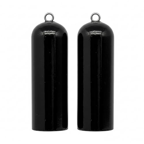 MagBay Lures Deep Drop Weights in black vinyl, ideal for stable offshore bottom fishing.